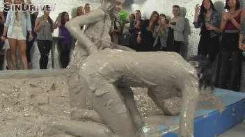 Muddy Wrestling: Real Sisters Showdown: Sheila Cooper vs. Lili Bluberry Screencap 30 on www.sinx.com