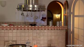 Small Pizza and a Large Glass of Piss, Please! Screencap 5 on www.sinx.com