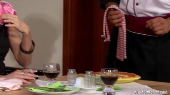 Small Pizza and a Large Glass of Piss, Please! Screencap 6 on www.sinx.com