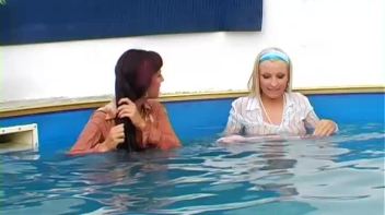 Cool Water Massages Their Fully Clothed Bodies Screencap 12 on www.sinx.com