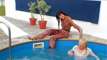 Cool Water Massages Their Fully Clothed Bodies Screencap 18 on www.sinx.com