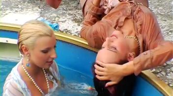 Cool Water Massages Their Fully Clothed Bodies Screencap 20 on www.sinx.com