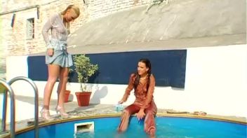 Cool Water Massages Their Fully Clothed Bodies Screencap 42 on www.sinx.com