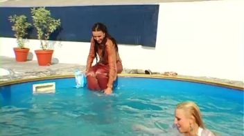 Cool Water Massages Their Fully Clothed Bodies Screencap 46 on www.sinx.com