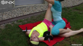 Tickle Toning, The New Fitness Craze - Cam 1 Screencap 31 on www.sinx.com