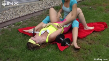Tickle Toning, The New Fitness Craze - Cam 1 Screencap 33 on www.sinx.com