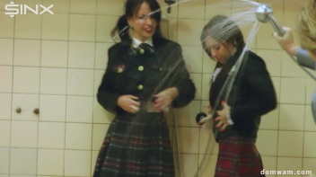 Naughty Schoolgirls Get Drenched By Their Teacher - Cam 1 Screencap 9 on www.sinx.com