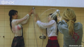 Naughty Schoolgirls Get Drenched By Their Teacher - Cam 1 Screencap 16 on www.sinx.com
