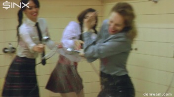 Naughty Schoolgirls Get Drenched By Their Teacher - Cam 1 Screencap 17 on www.sinx.com