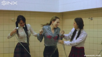 Naughty Schoolgirls Get Drenched By Their Teacher - Cam 1 Screencap 19 on www.sinx.com