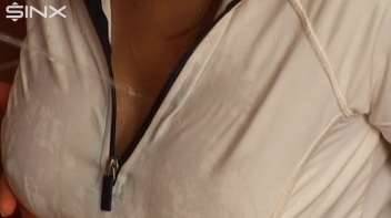 Masked Man Gives Busty Brunette A Facial Screencap 69 on www.sinx.com