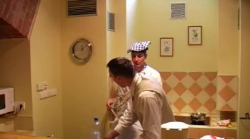 Bisexual Threesome At The Restaurant Screencap 11 on www.sinx.com