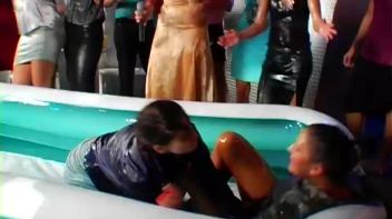 Tearing Clothes Off In The Oil Pit Screencap 10 on www.sinx.com