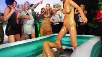 Tearing Clothes Off In The Oil Pit Screencap 100 on www.sinx.com