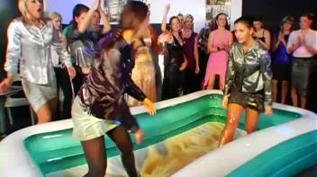 Tearing Clothes Off In The Oil Pit Screencap 8 on www.sinx.com