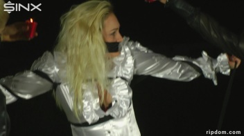 Hot Blonde Strung Up In Her Shredded Clothes And Suffering - 1 Screencap 20 on www.sinx.com