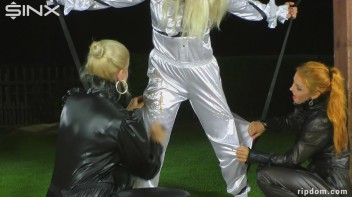 Hot Blonde Strung Up In Her Shredded Clothes And Suffering - 1 Screencap 54 on www.sinx.com