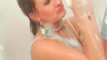 See-Through Clothes Perfect For Shower Fun! Screencap 30 on www.sinx.com