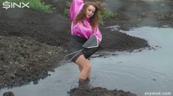 Spoilt Brat Loses It And Falls Into Muddy Puddle - Cam 2 Screencap 10 on www.sinx.com