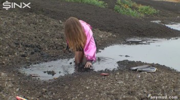 Spoilt Brat Loses It And Falls Into Muddy Puddle - Cam 2 Screencap 20 on www.sinx.com