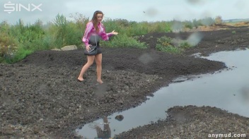 Spoilt Brat Loses It And Falls Into Muddy Puddle - Cam 2 Screencap 5 on www.sinx.com