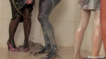 Eurobabe Post Mud Fight Shower Down Screencap 30 on www.sinx.com