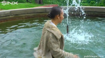 Brunette's Wet And Messy Water Frolic Screencap 20 on www.sinx.com