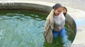 Brunette's Wet And Messy Water Frolic Screencap 34 on www.sinx.com