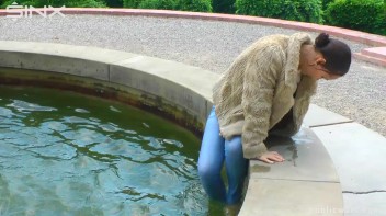 Brunette's Wet And Messy Water Frolic Screencap 38 on www.sinx.com