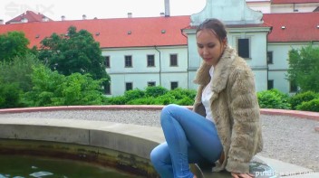 Brunette's Wet And Messy Water Frolic Screencap 39 on www.sinx.com