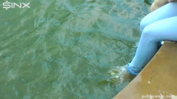 Brunette's Wet And Messy Water Frolic Screencap 5 on www.sinx.com