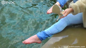 Brunette's Wet And Messy Water Frolic Screencap 9 on www.sinx.com