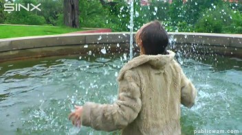 Brunette's Wet And Messy Water Frolic Screencap 13 on www.sinx.com