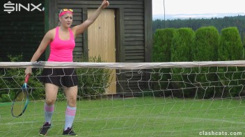 Tennis Girls Catfight and Get Soaking Wet - Cam 2 Screencap 9 on www.sinx.com