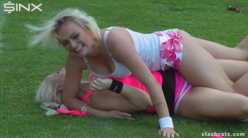 Tennis Girls Catfight and Get Soaking Wet - Cam 2 Screencap 27 on www.sinx.com