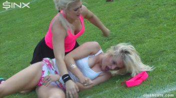 Tennis Girls Catfight and Get Soaking Wet - Cam 2 Screencap 29 on www.sinx.com