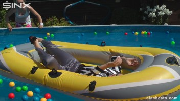 Tennis Girls Catfight and Get Soaking Wet - Cam 2 Screencap 50 on www.sinx.com