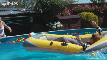 Tennis Girls Catfight and Get Soaking Wet - Cam 2 Screencap 53 on www.sinx.com