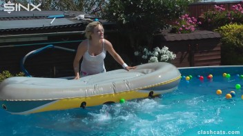 Tennis Girls Catfight and Get Soaking Wet - Cam 2 Screencap 54 on www.sinx.com