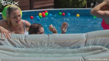 Tennis Girls Catfight and Get Soaking Wet - Cam 2 Screencap 74 on www.sinx.com