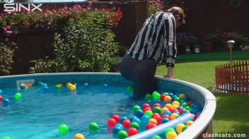 Tennis Girls Catfight and Get Soaking Wet - Cam 2 Screencap 82 on www.sinx.com