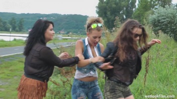 Cute Bitches Brawl In The Water - Cam 1 Screencap 26 on www.sinx.com