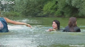 Cute Bitches Brawl In The Water - Cam 1 Screencap 34 on www.sinx.com
