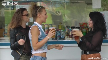 Cute Bitches Brawl In The Water - Cam 1 Screencap 5 on www.sinx.com