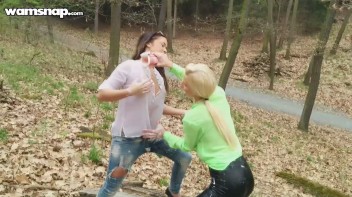 Wet And Messy In The Woods Screencap 34 on www.sinx.com