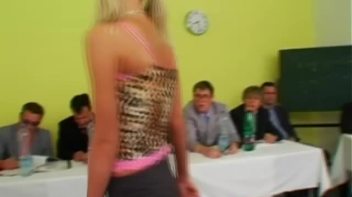 Babe Gets Railed By Cum Squad At Work Screencap 2 on www.sinx.com