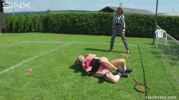 Tennis Girls Catfight and Get Soaking Wet - Cam 1 Screencap 41 on www.sinx.com