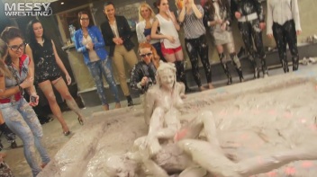 Messy Wrestling: Mud Madness!  No Stopping Till Fully Covered In Slop! Screencap 84 on www.sinx.com