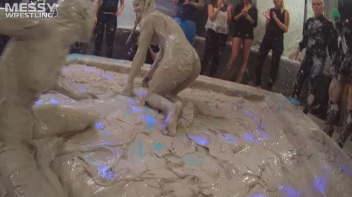 Messy Wrestling: Mud Madness!  No Stopping Till Fully Covered In Slop! Screencap 85 on www.sinx.com