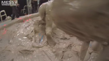 Messy Wrestling: Mud Madness!  No Stopping Till Fully Covered In Slop! Screencap 90 on www.sinx.com